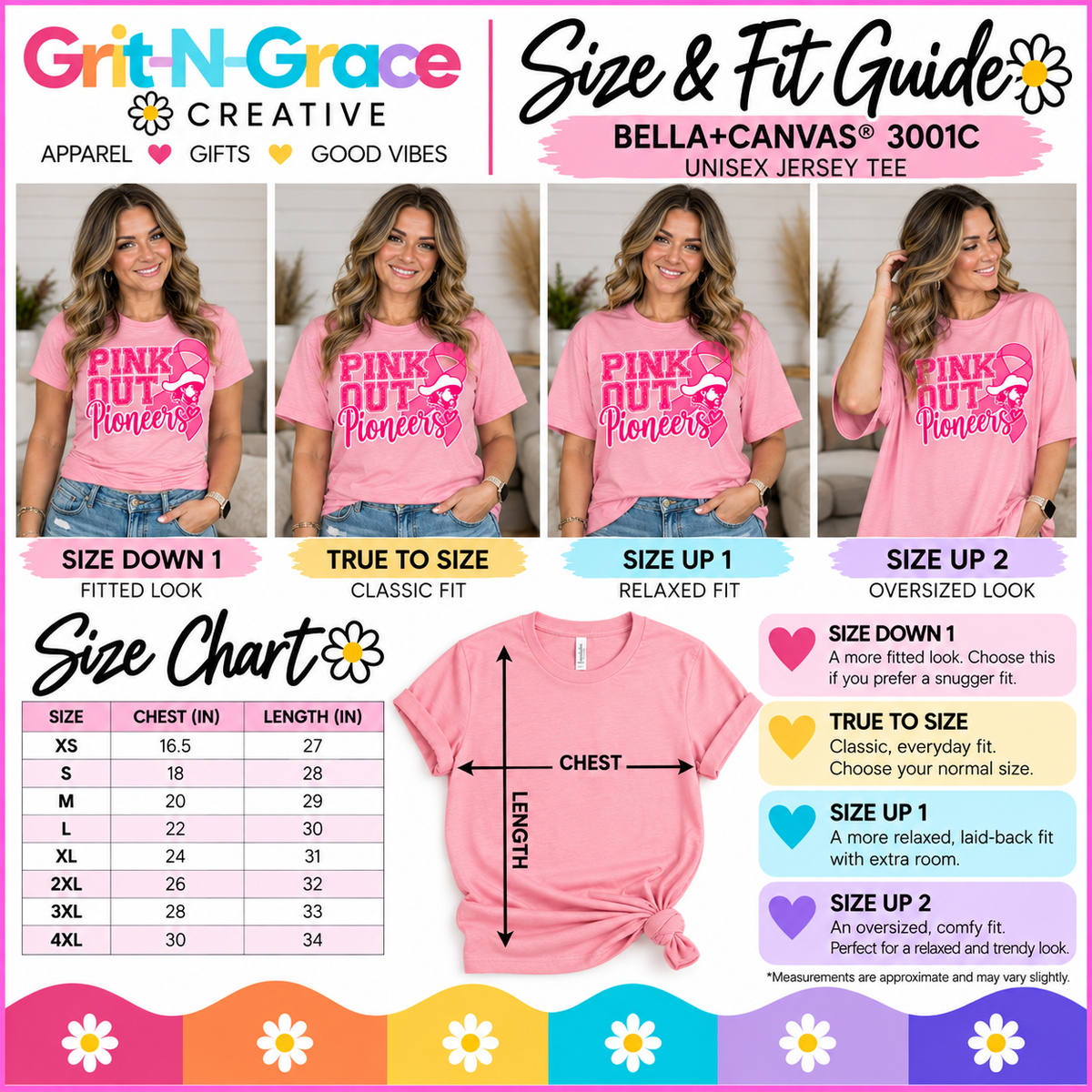 Pink Out Pioneers Breast Cancer Awareness Tee