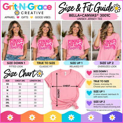 Pink Out Pioneers Breast Cancer Awareness Tee