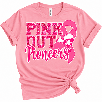 Pink Out Pioneers Breast Cancer Awareness Tee